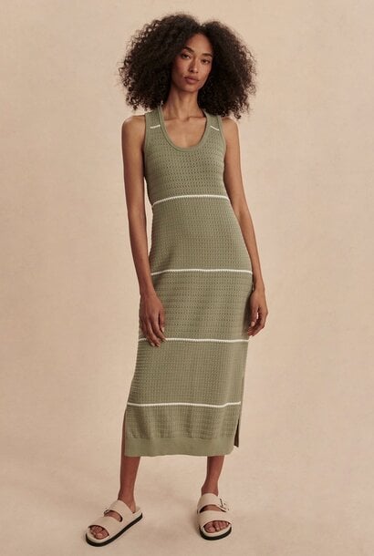 Scott Scoop Neck Midi Dress