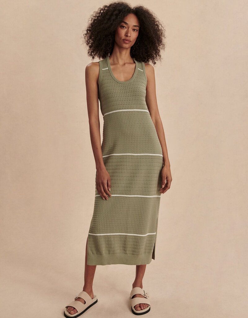 Varley Scott Scoop Neck Midi Dress