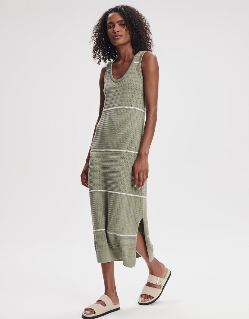 Varley Scott Scoop Neck Midi Dress