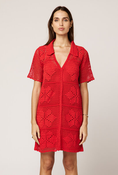 Ileanna Crochet Mini Dress