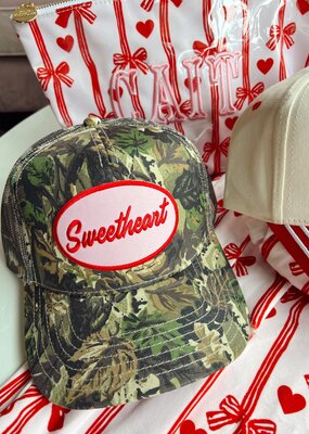 Kenz Kustomz Sweetheart Camo Vintage Trucker Hat