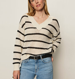 Sanctuary Airy Openwork Sweater