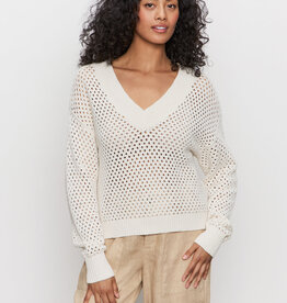 Sanctuary Airy Openwork Sweater