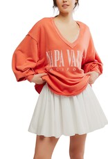 Free People Venice V-Neck Graphic