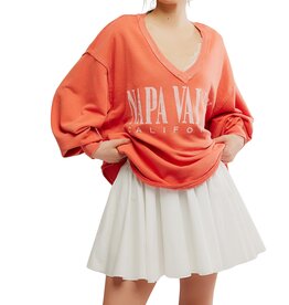 Free People Venice V-Neck Graphic
