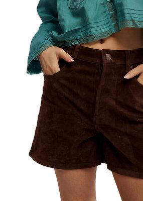Free People Tippi Vegan Suede Short