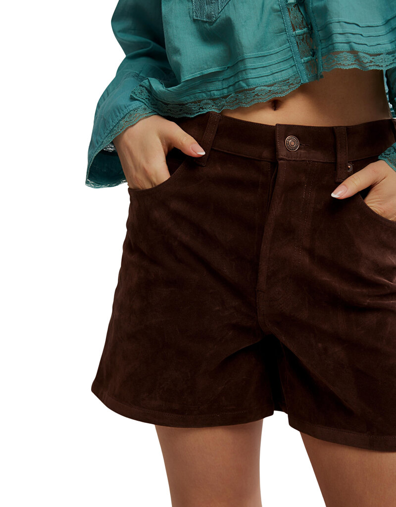 Free People Tippi Vegan Suede Short