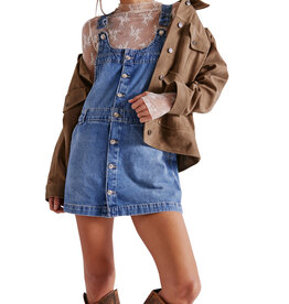 Free People Edie Denim Skirtall