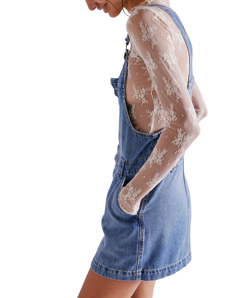 Free People Edie Denim Skirtall