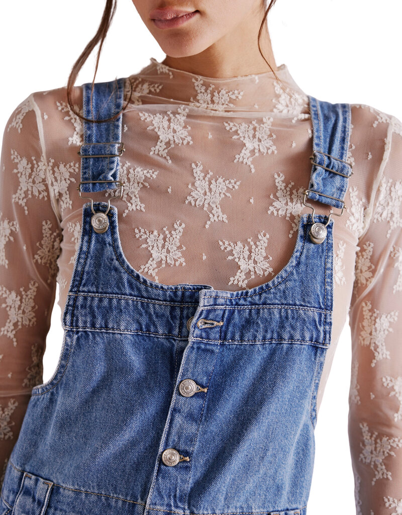 Free People Edie Denim Skirtall
