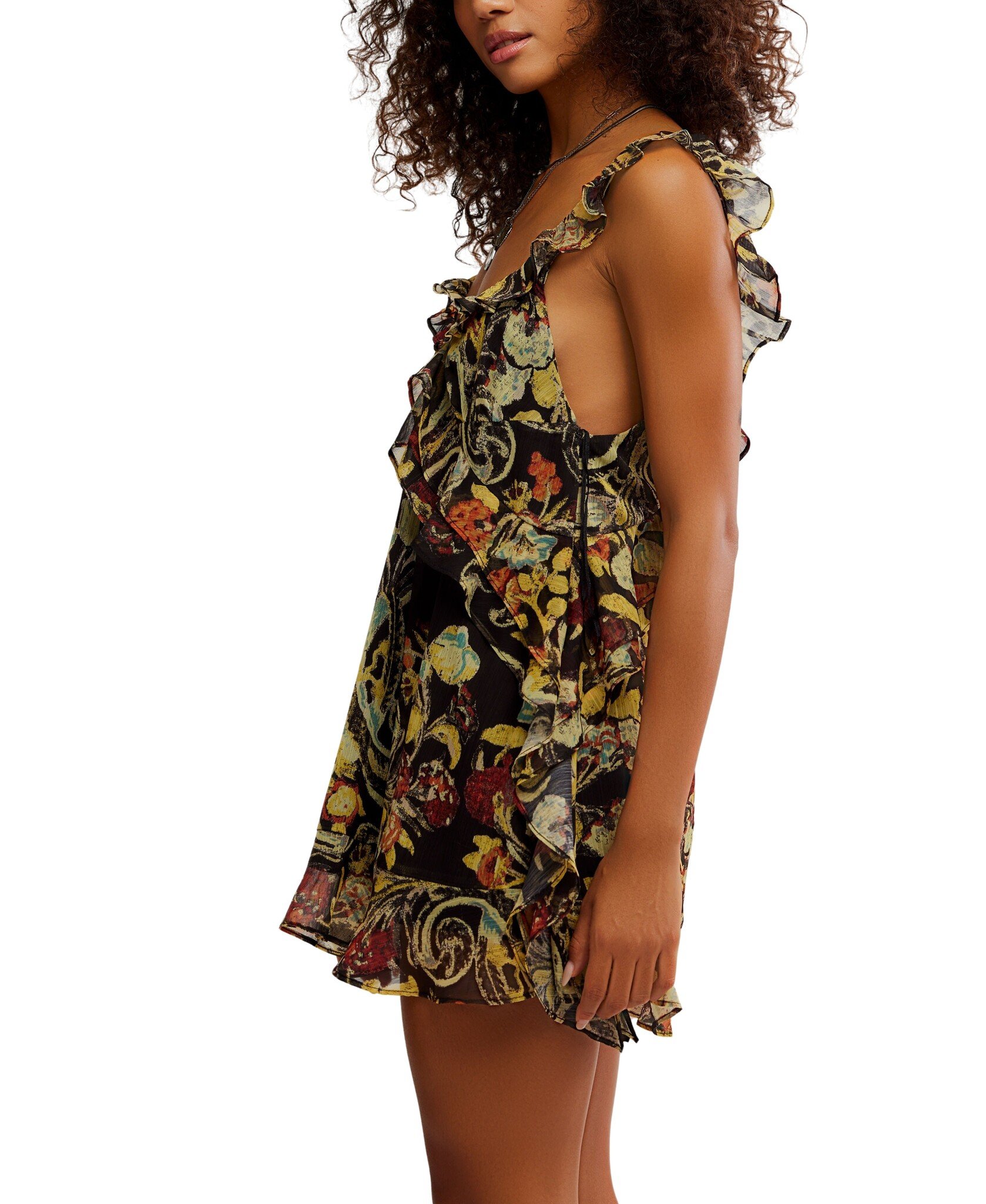 LABEL | Free People Bali Flora Mini Dress - LABEL