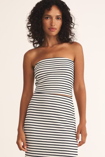 Caffari Stripe Tube Top