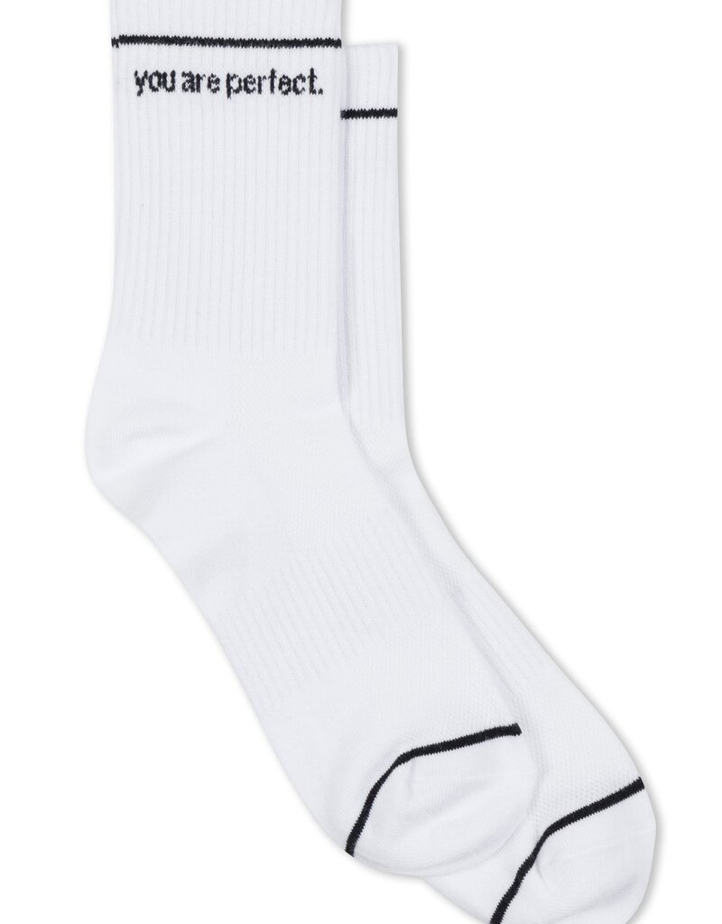 perfectwhitetee You Are Perfect Socks