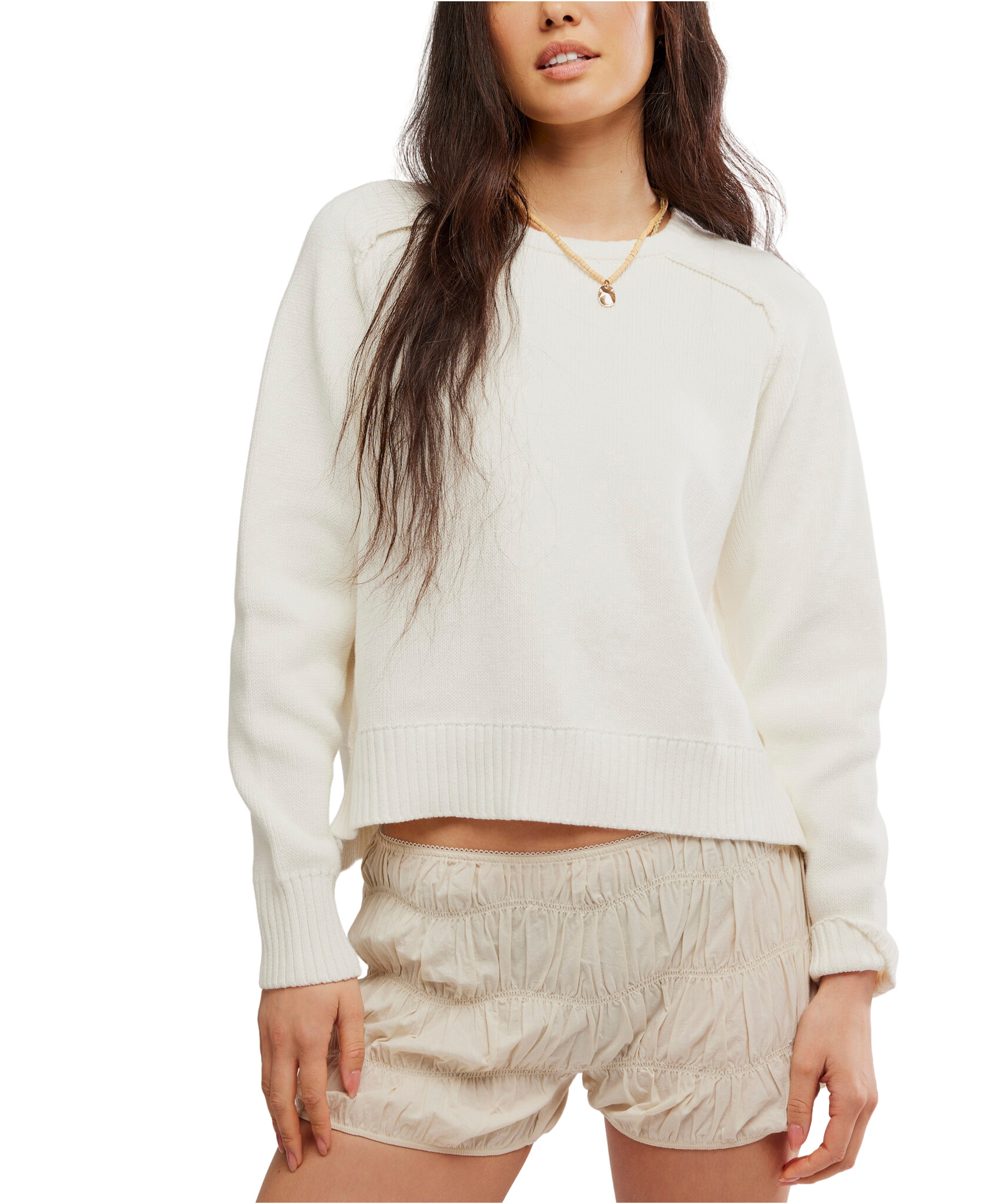 フリーピープル Free People Spring Street Pullover レディース Sweaters Banana Cream Free People Spring Street Pullover – Dsquared Clothing