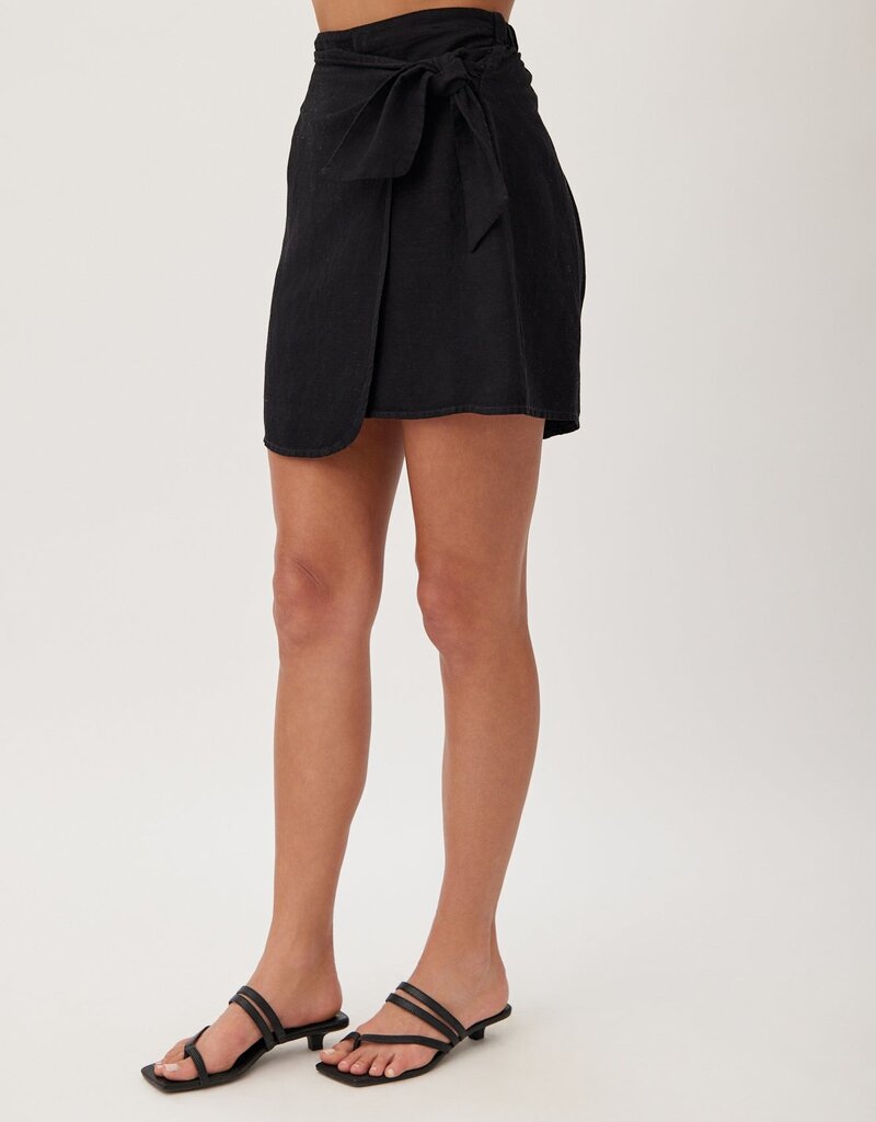 Bella Dahl Wrap Sarong Mini Skirt