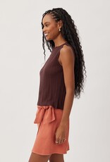Bella Dahl Texture Ribbed Mock Neck Top