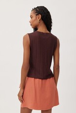 Bella Dahl Texture Ribbed Mock Neck Top