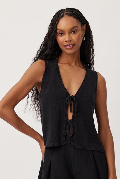Tie Front Vest