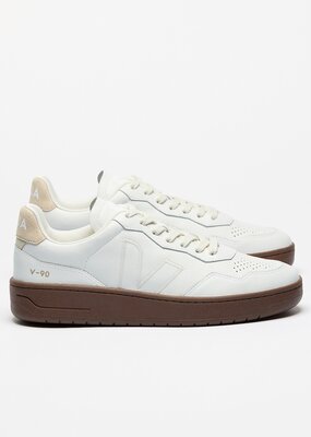 Veja V-90 White/Pierre/Almond