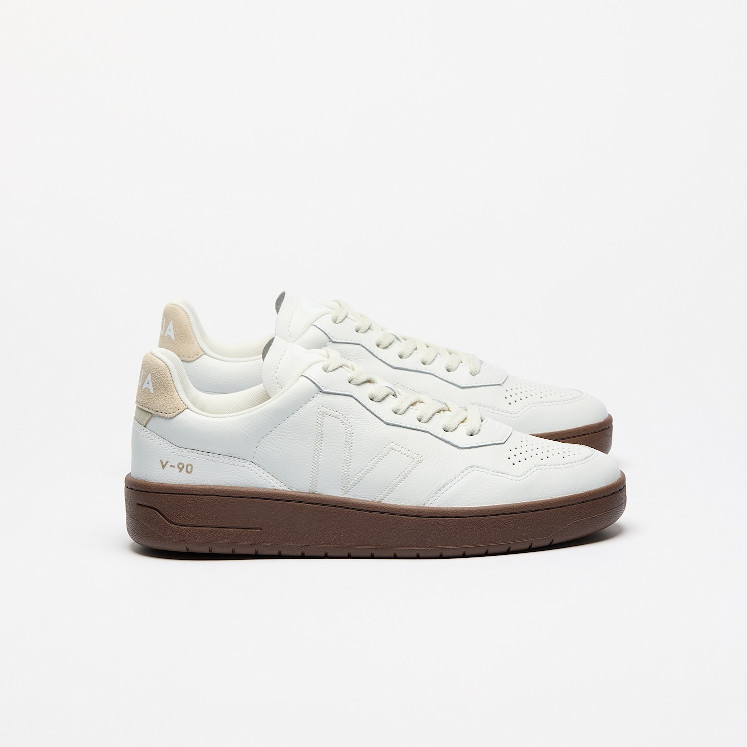 LABEL | Veja V-90 White/Pierre/Almond - LABEL