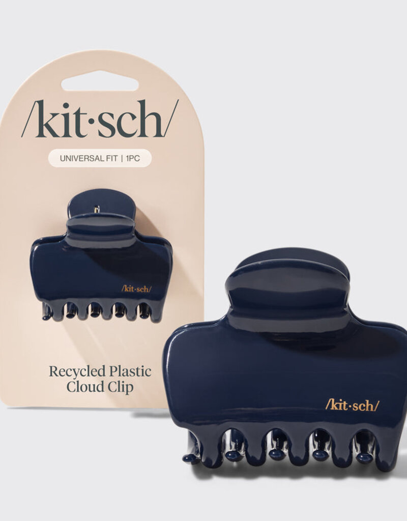 Kitsch Recycled Plastic Puffy Cloud Clip  - Blue Orchid