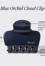 Kitsch Recycled Plastic Puffy Cloud Clip  - Blue Orchid