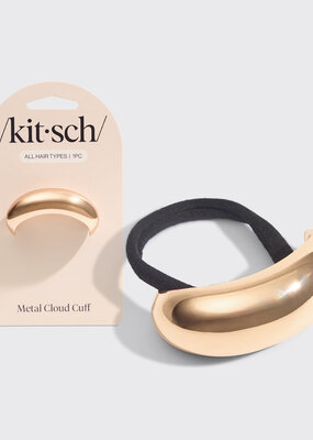 Kitsch Medium Metal Cloud Cuff - Gold