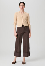 Paige Sasha Ankle Wide Leg - Rich Chocolate