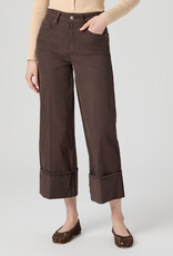 Paige Sasha Ankle Wide Leg - Rich Chocolate