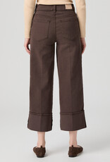 Paige Sasha Ankle Wide Leg - Rich Chocolate