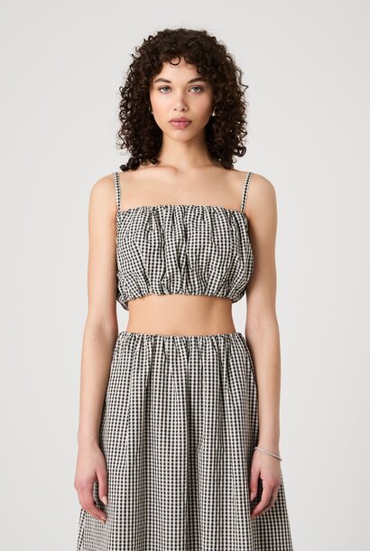Gingham Crop Top