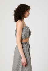 French Connection Gingham Crop Top