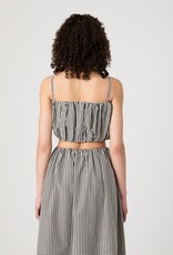 French Connection Gingham Crop Top