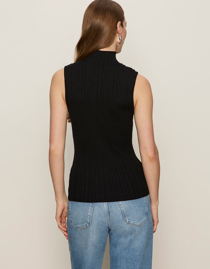 Sanctuary Ribbed Funnel Neck Top