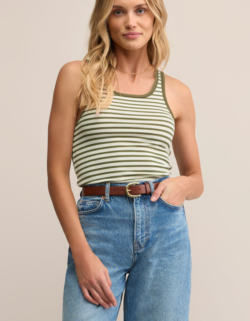 Z Supply Classic Striped Scoop Tank