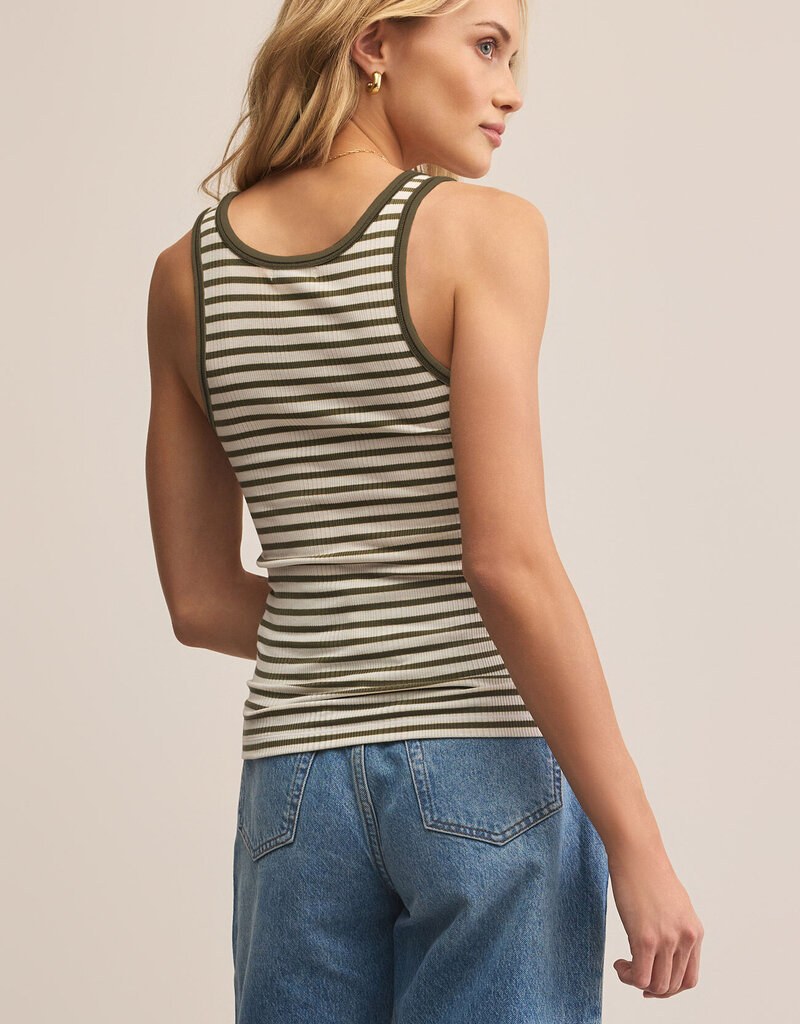 Z Supply Classic Striped Scoop Tank