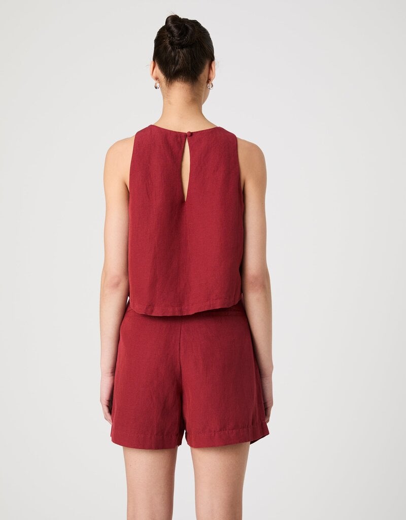 French Connection Birdie Linen Top