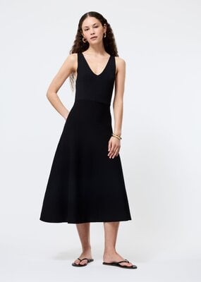 French Connection Fit & Flare Knit Midi Dress