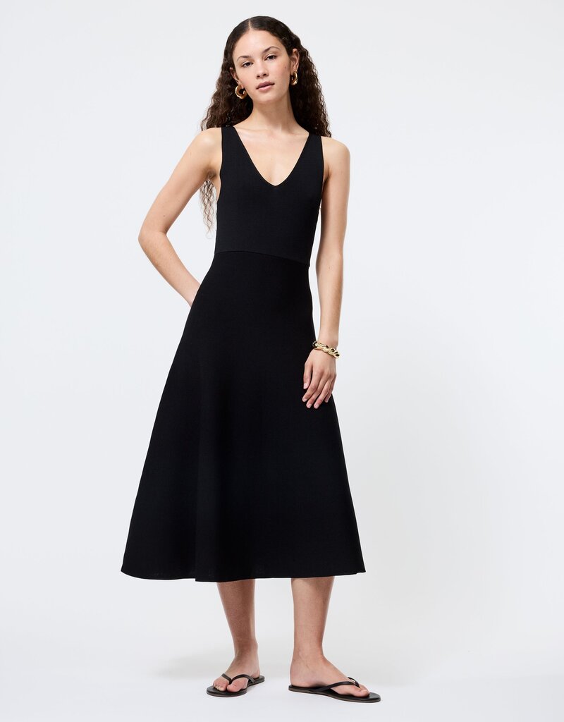 French Connection Fit & Flare Knit Midi Dress