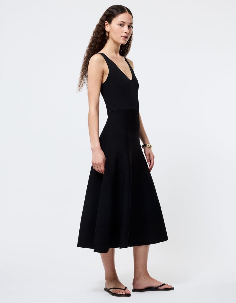 French Connection Fit & Flare Knit Midi Dress