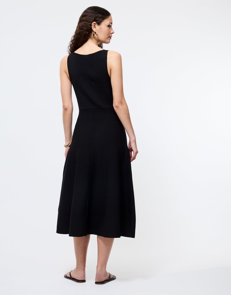 French Connection Fit & Flare Knit Midi Dress