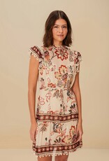 Farm Rio Aura Floral Mini Dress