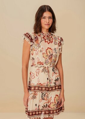 Farm Rio Aura Floral Mini Dress