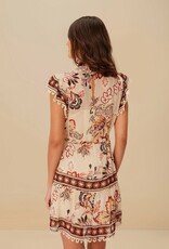 Farm Rio Aura Floral Mini Dress