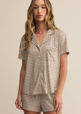 Z Supply Amy Gingham Top