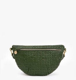 Clare V. Grande Fanny - Army Rattan