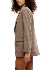 Free People Paper Cut Pinstripe Blazer