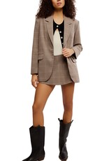 Free People Paper Cut Pinstripe Blazer