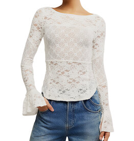 Free People Lace Layering Long Sleeve