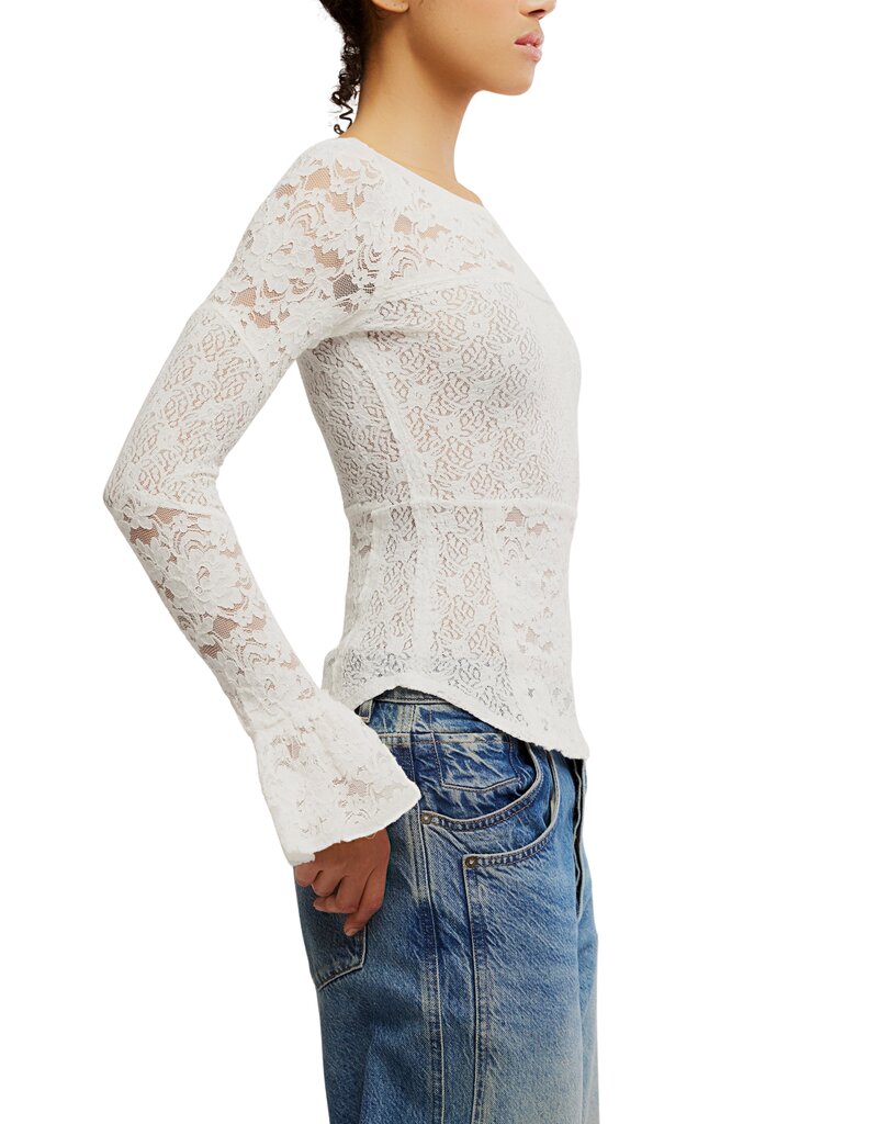 Free People Lace Layering Long Sleeve